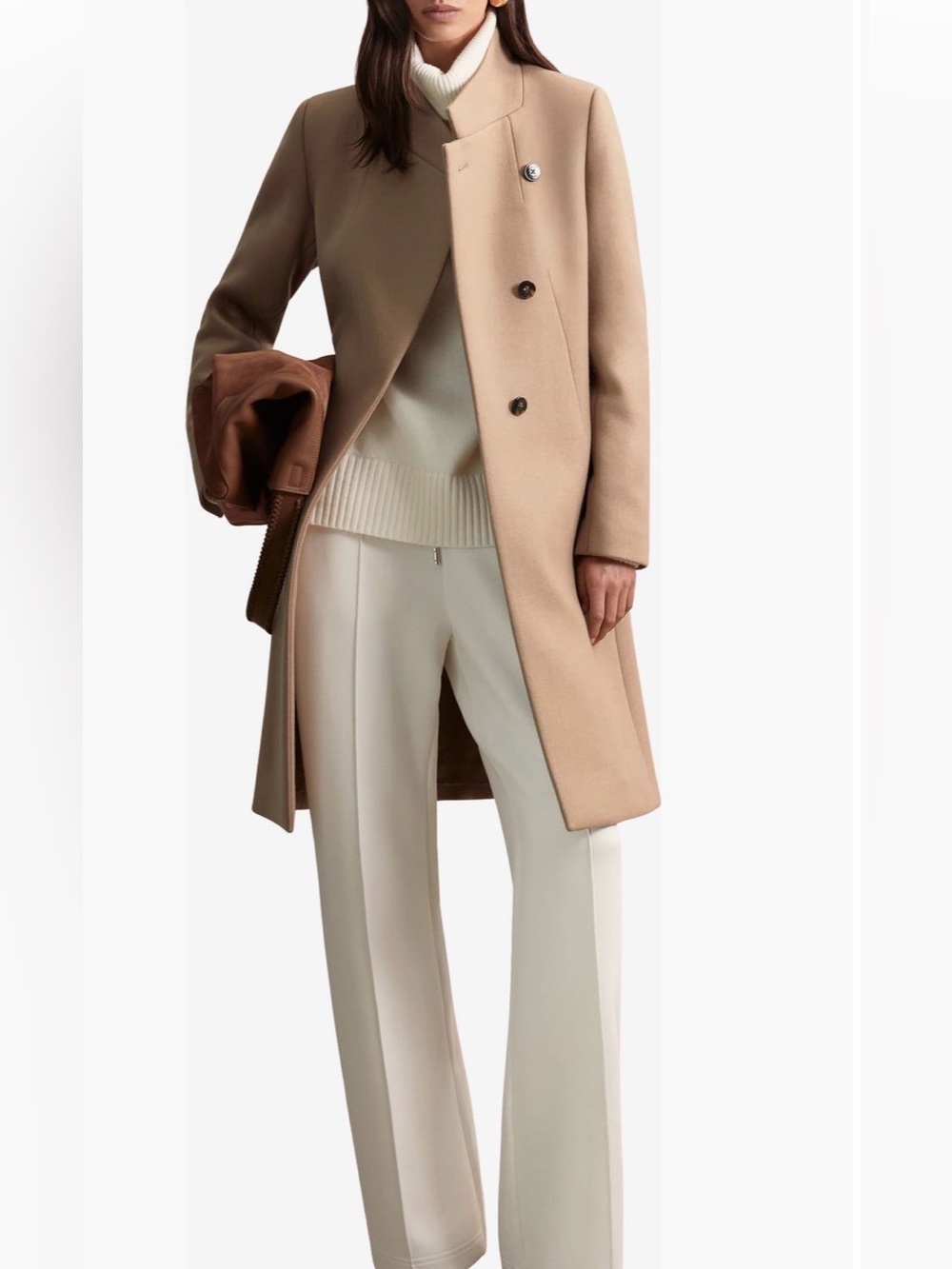 NWT REISS Max Wool Blend Coat 12